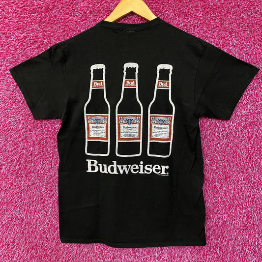 Budweiser King Of Beer Bottles Graphic T-Shirt Small