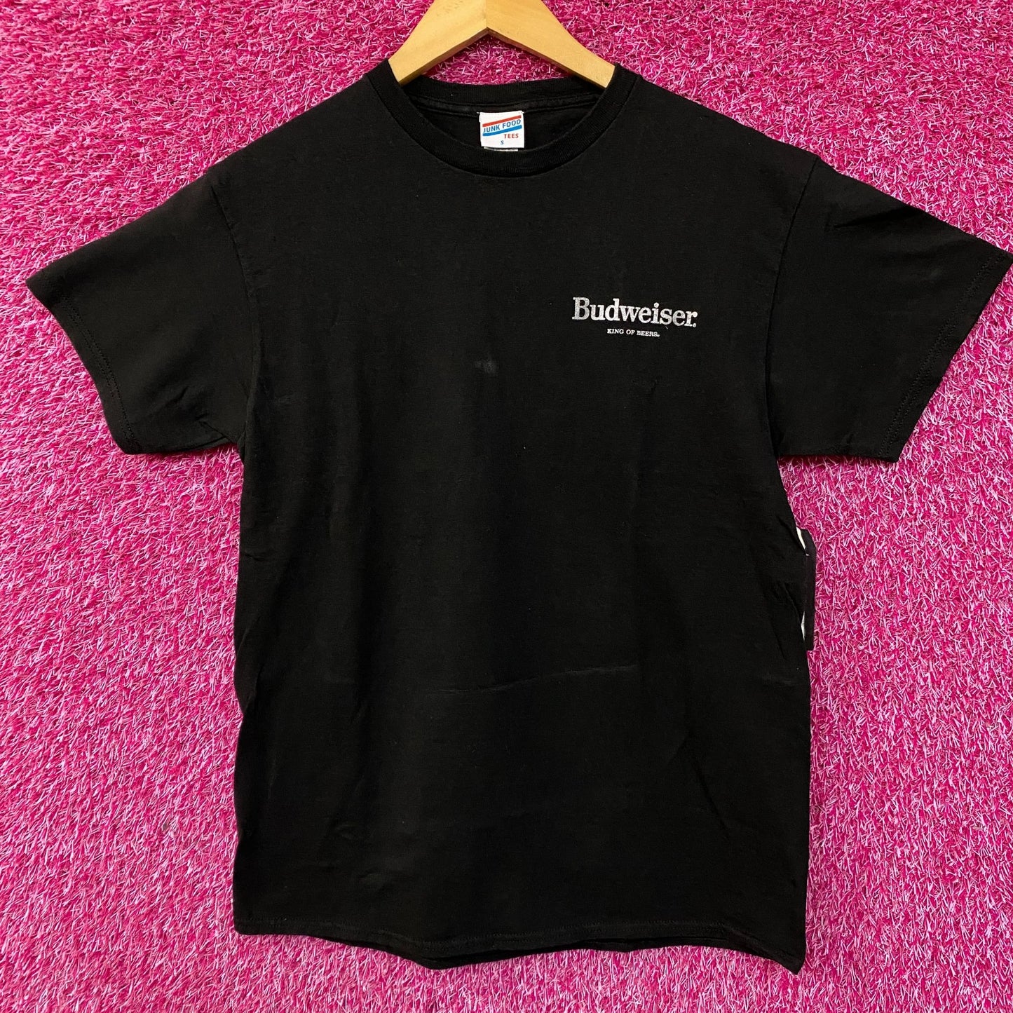Budweiser King Of Beer Bottles Graphic T-Shirt Small