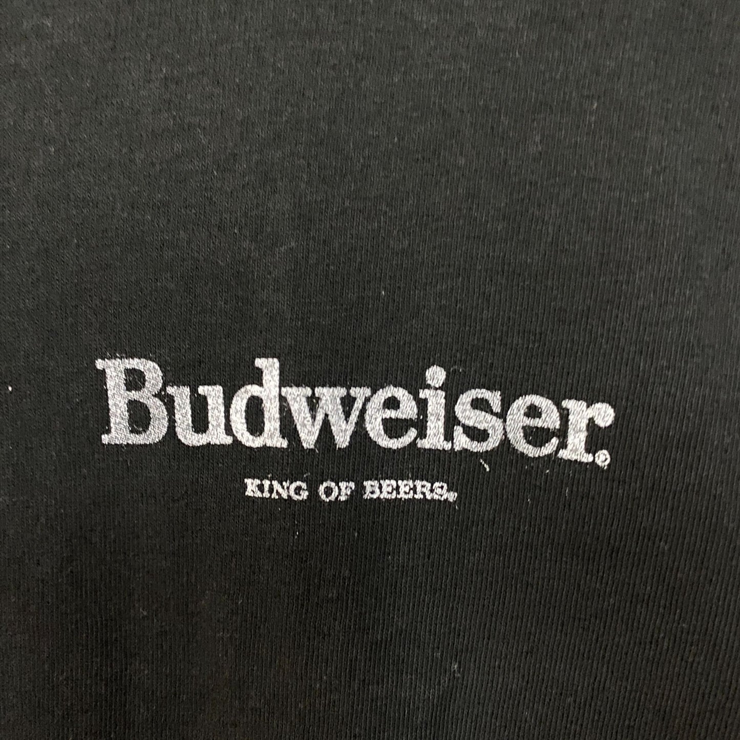 Budweiser King Of Beer Bottles Graphic T-Shirt Small