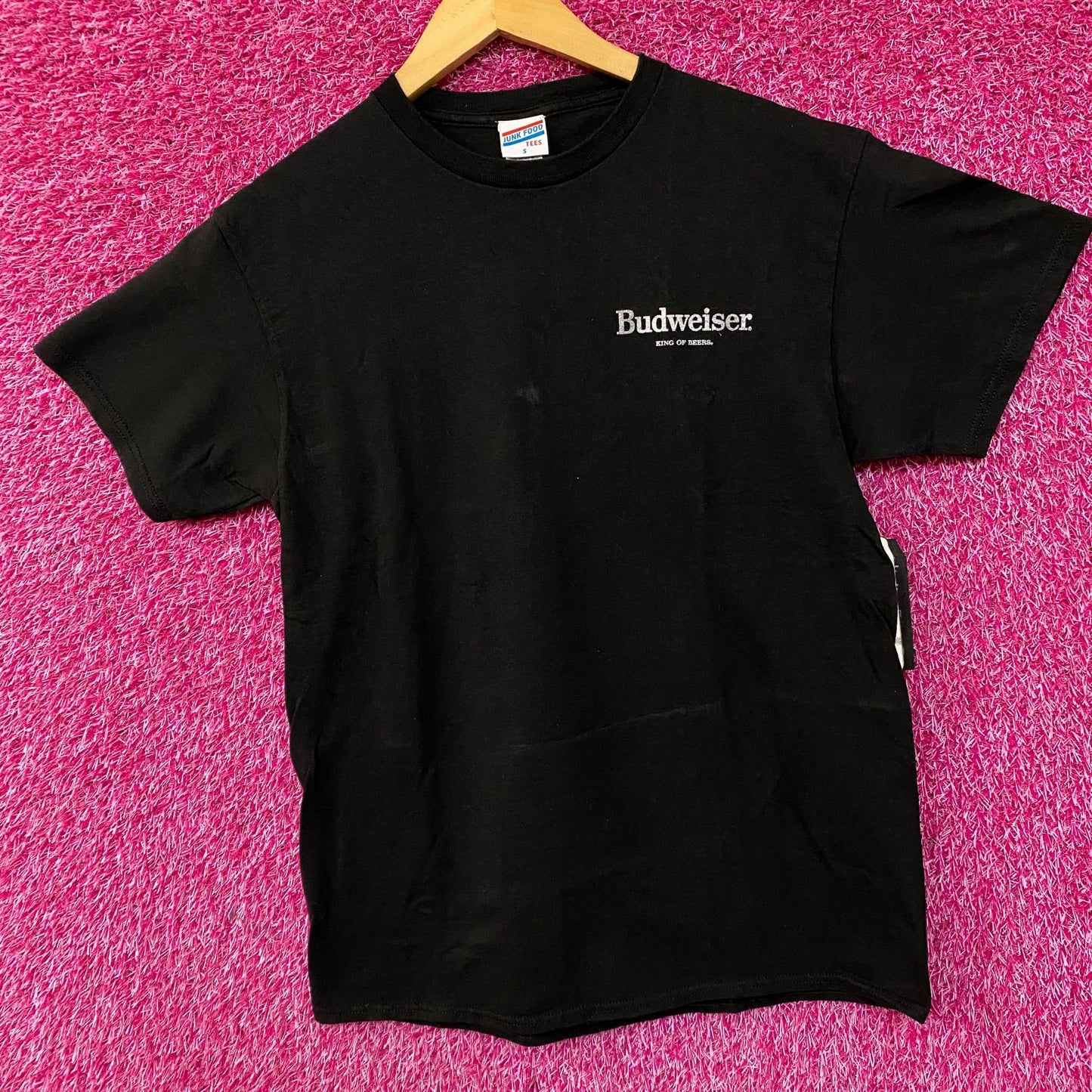 Budweiser King Of Beer Bottles Graphic T-Shirt Small
