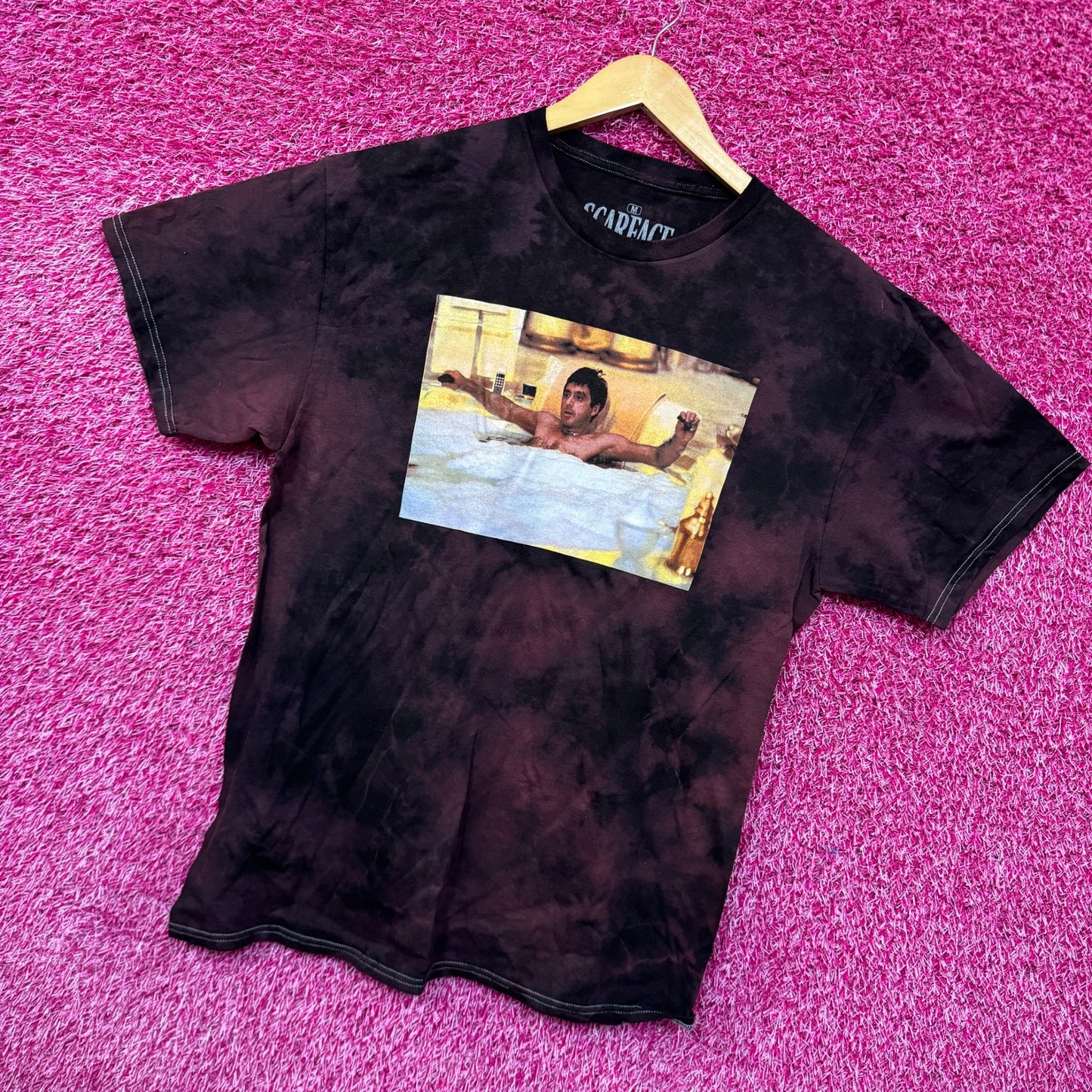 Scarface Tony Montana The Drug Kingpin Movie Promo Tie Dye M