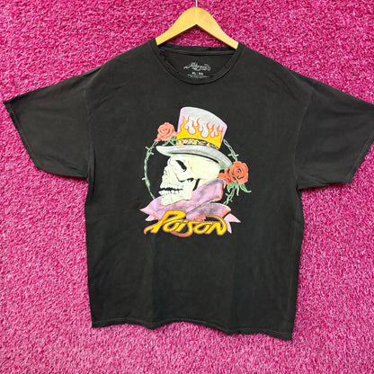 Poison Flesh Blood & Videotape Video Album Cover Rock Tee XL