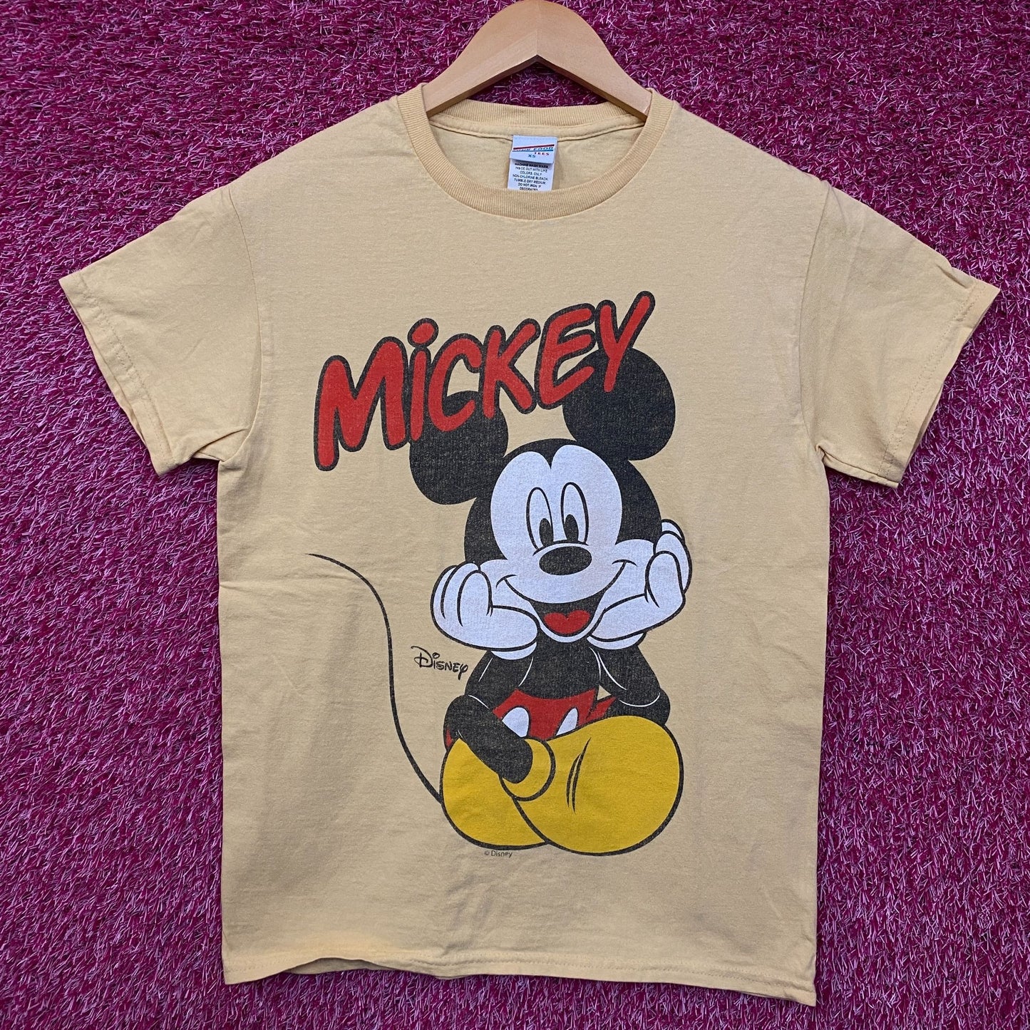 Disney Mickey Mouse Sitting Graphic T-Shirt XS