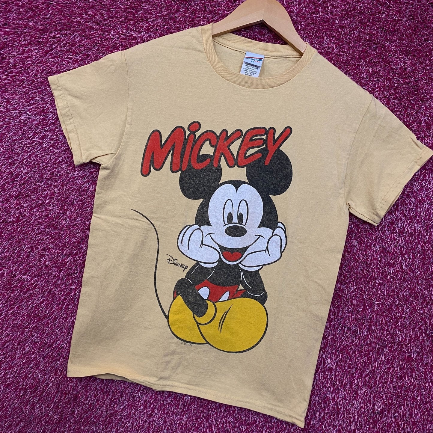 Disney Mickey Mouse Sitting Graphic T-Shirt XS
