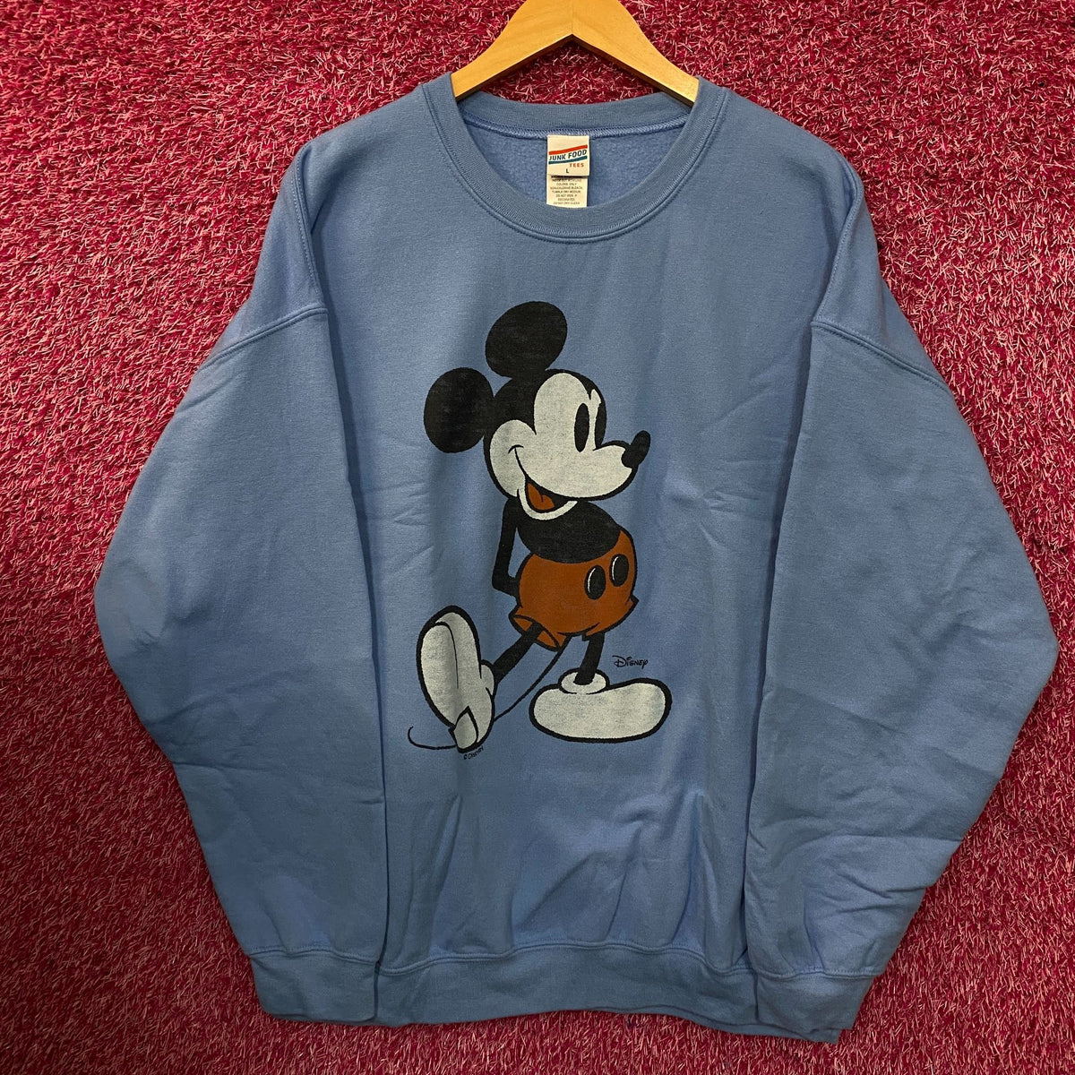 Junk Food Clothing Disney Mickey Mouse Flea Market Fleece Large