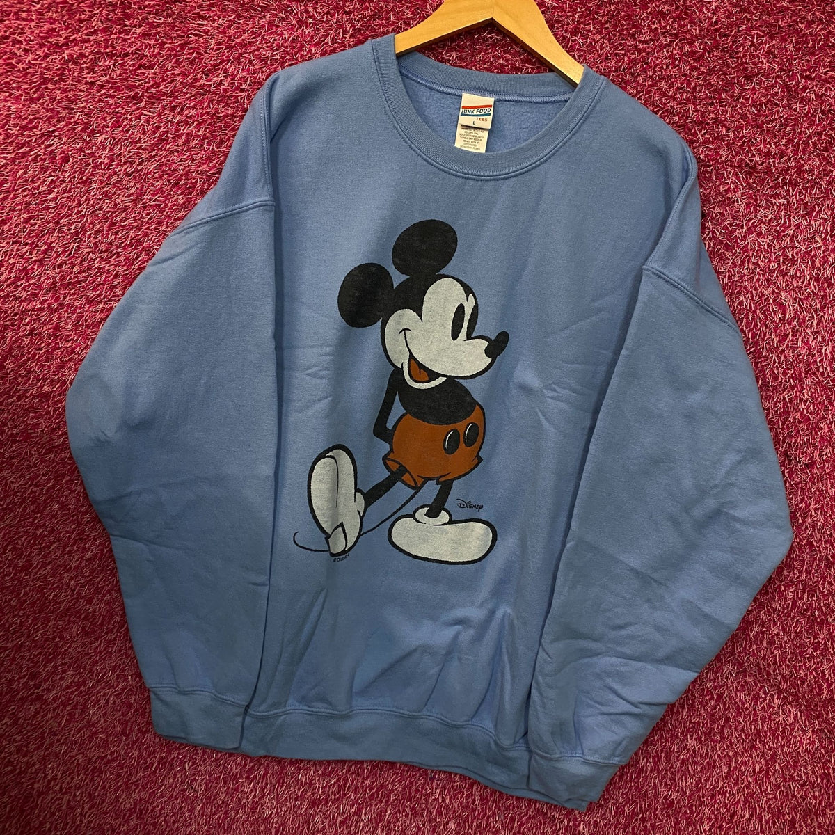 Junk Food Clothing Disney Mickey Mouse Flea Market Fleece Large