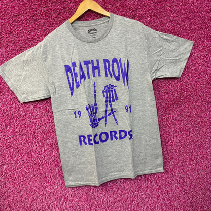 Death Row Records Grim Reaper LA Hands 1991 Hip Hop Tee M
