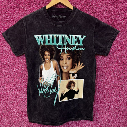 Whitney Houston Collage black tee size small