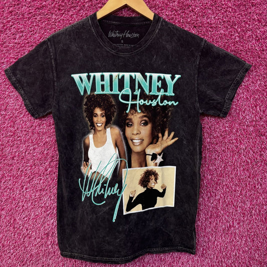 Whitney Houston Collage black tee size small