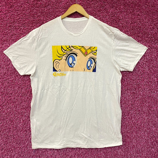 Sailor Moon Pretty Guardian Glimmering Eyes Anime T-Shirt L