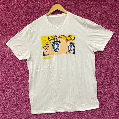 Sailor Moon Pretty Guardian Glimmering Eyes Anime T-Shirt L