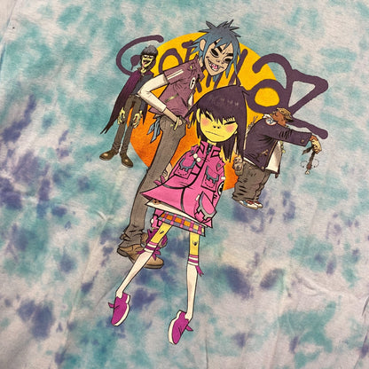 The Gorillaz Phase 1 Celebrity Take Down Rock Tie Dye L