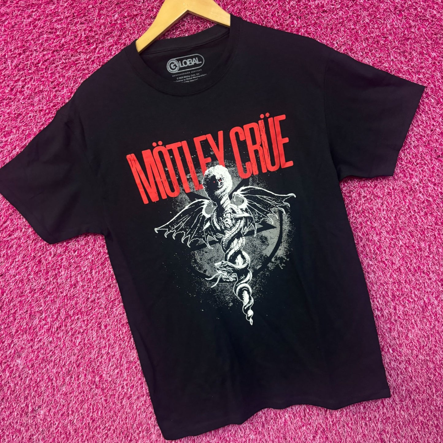 Motley Crue Dr Feel Good Album Cover Art Heavy Metal Tee M
