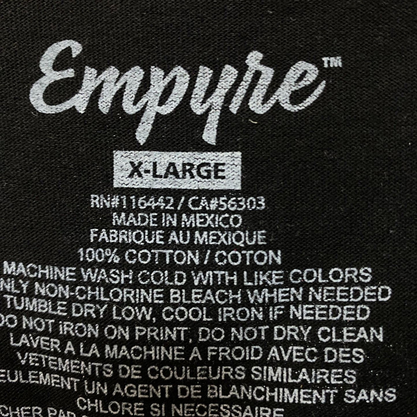 Empyre Rose street wear Tank size Extra Large