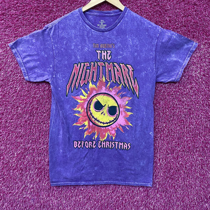 The Nightmare Before Christmas Jack Skellington Sun T-Shirt Medium