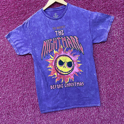 The Nightmare Before Christmas Jack Skellington Sun T-Shirt Medium