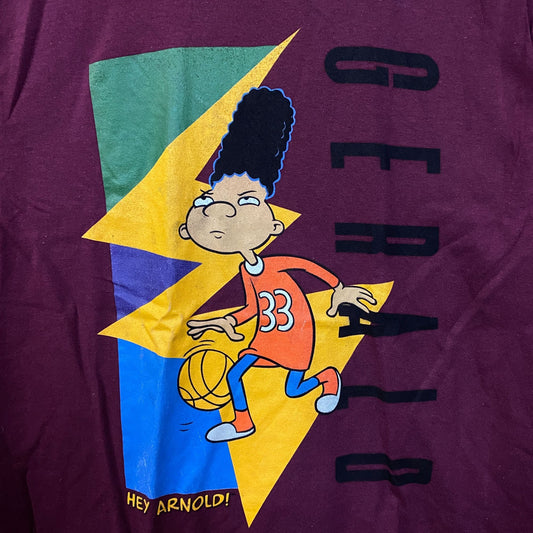 Gerald Hoopin Hey Arnold Animated Series Nickelodeon Tee M