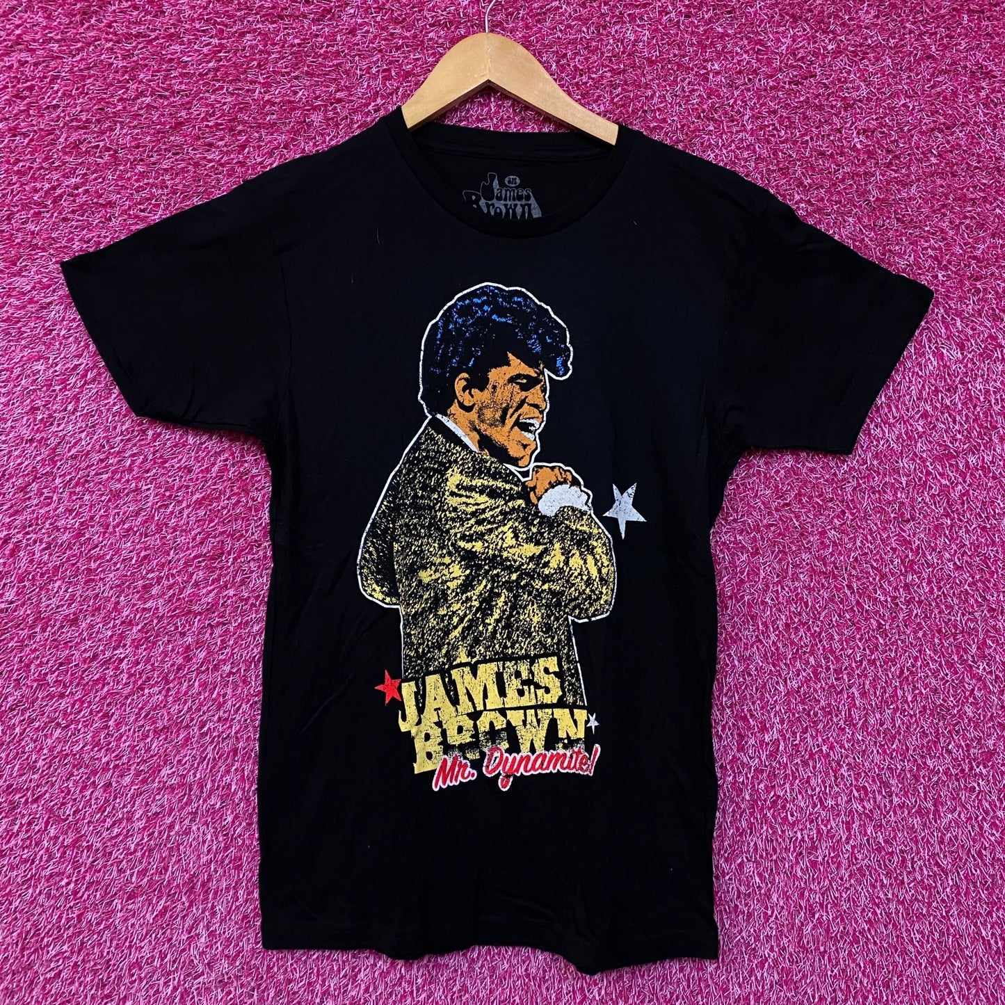 James Brown Mr Dynamite Godfather of Soul King of Funk Tee S