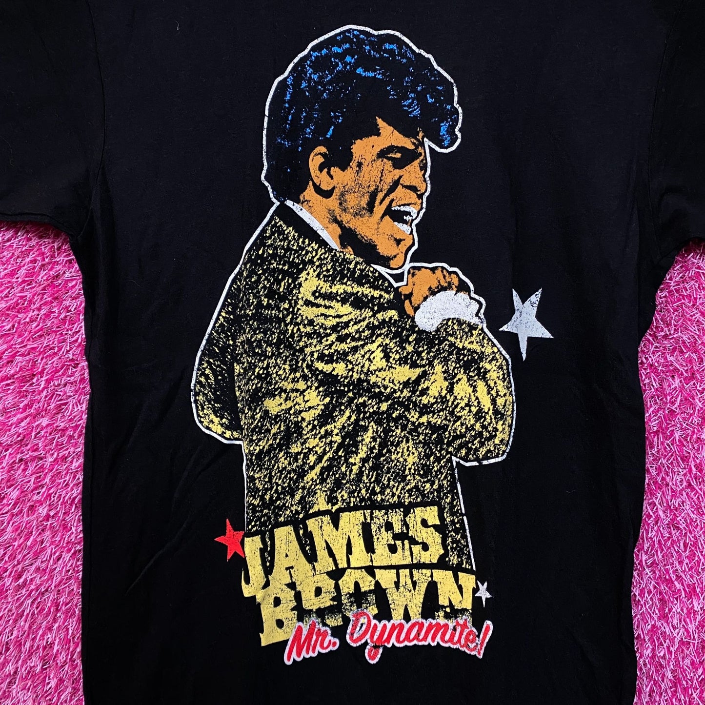 James Brown Mr Dynamite Godfather of Soul King of Funk Tee S