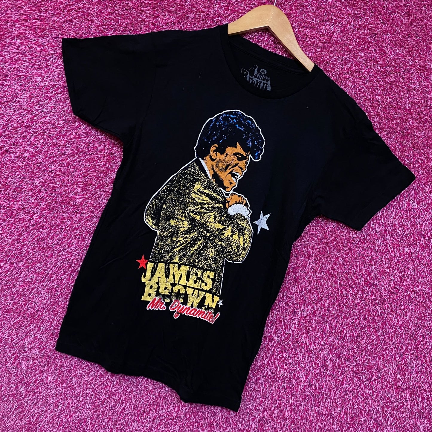James Brown Mr Dynamite Godfather of Soul King of Funk Tee S