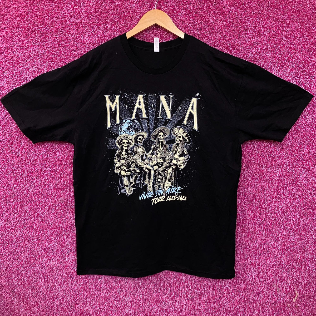 Maná "Vivir Sin Aire" Tour Graphic T-Shirt XL