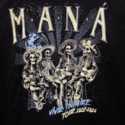 Maná "Vivir Sin Aire" Tour Graphic T-Shirt XL