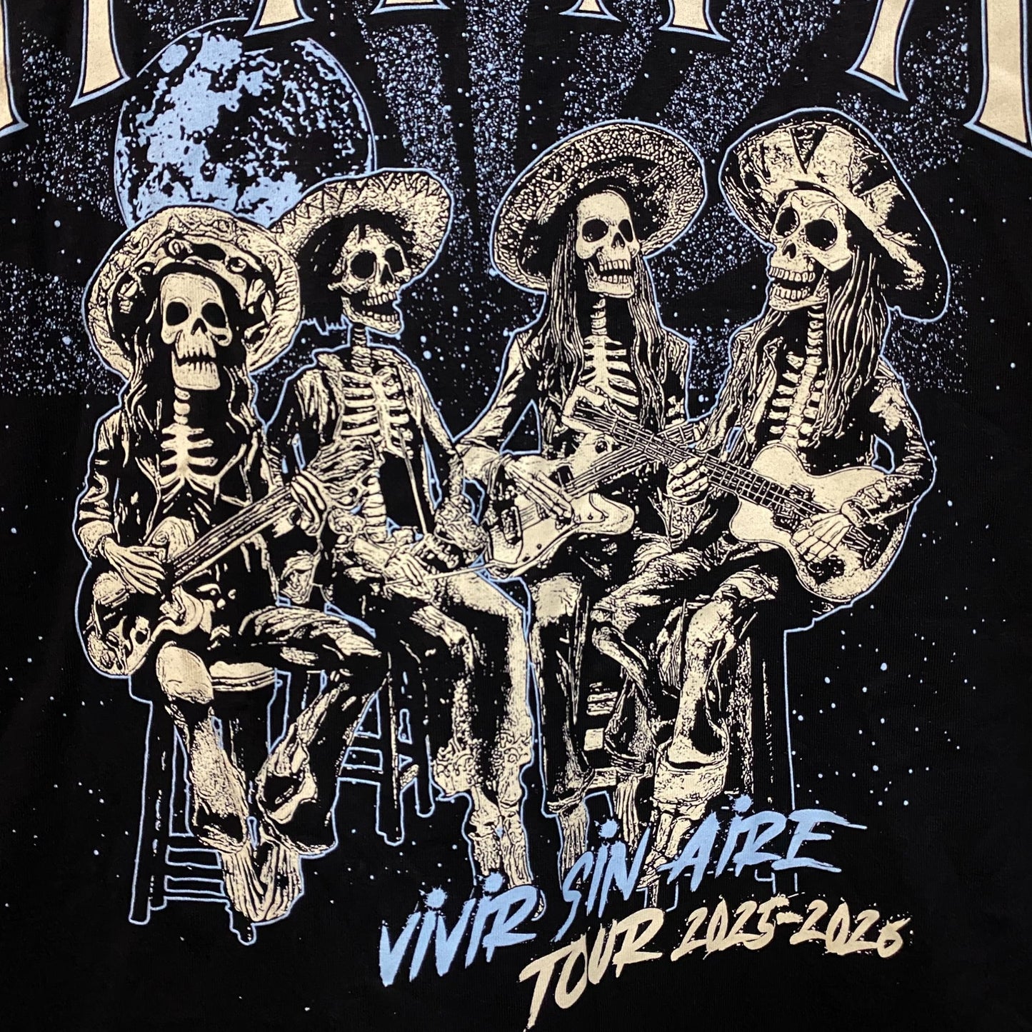 Maná "Vivir Sin Aire" Tour Graphic T-Shirt XL