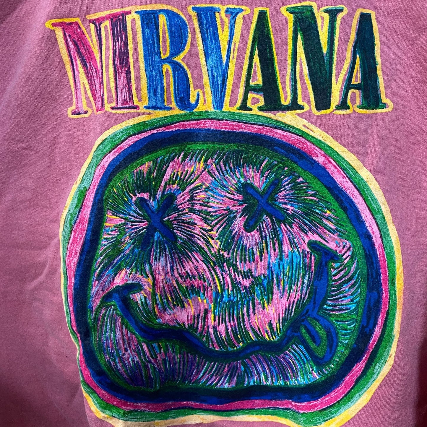 Nirvana Nevermind Grunge Crewneck size XL