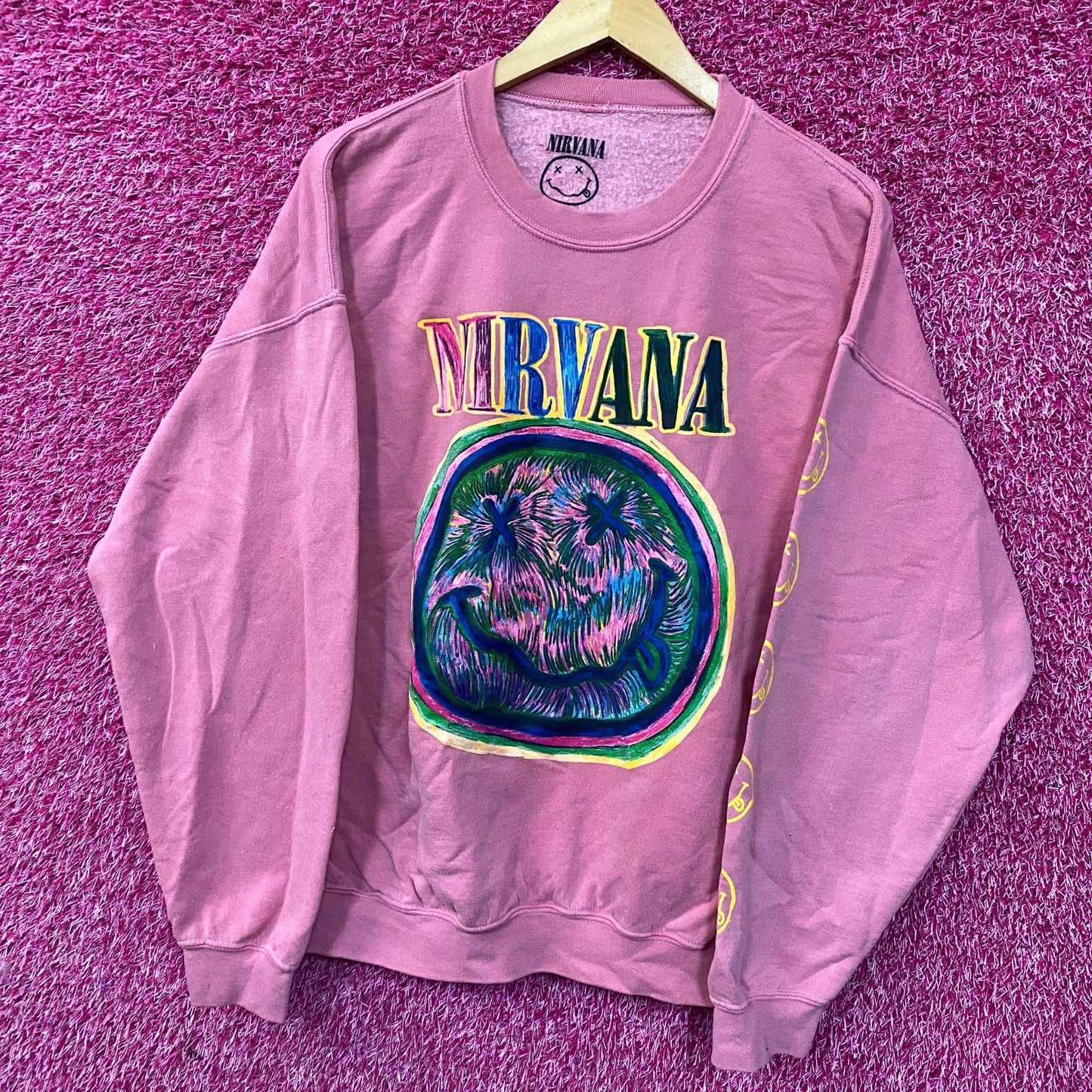 Nirvana Nevermind Grunge Crewneck size XL