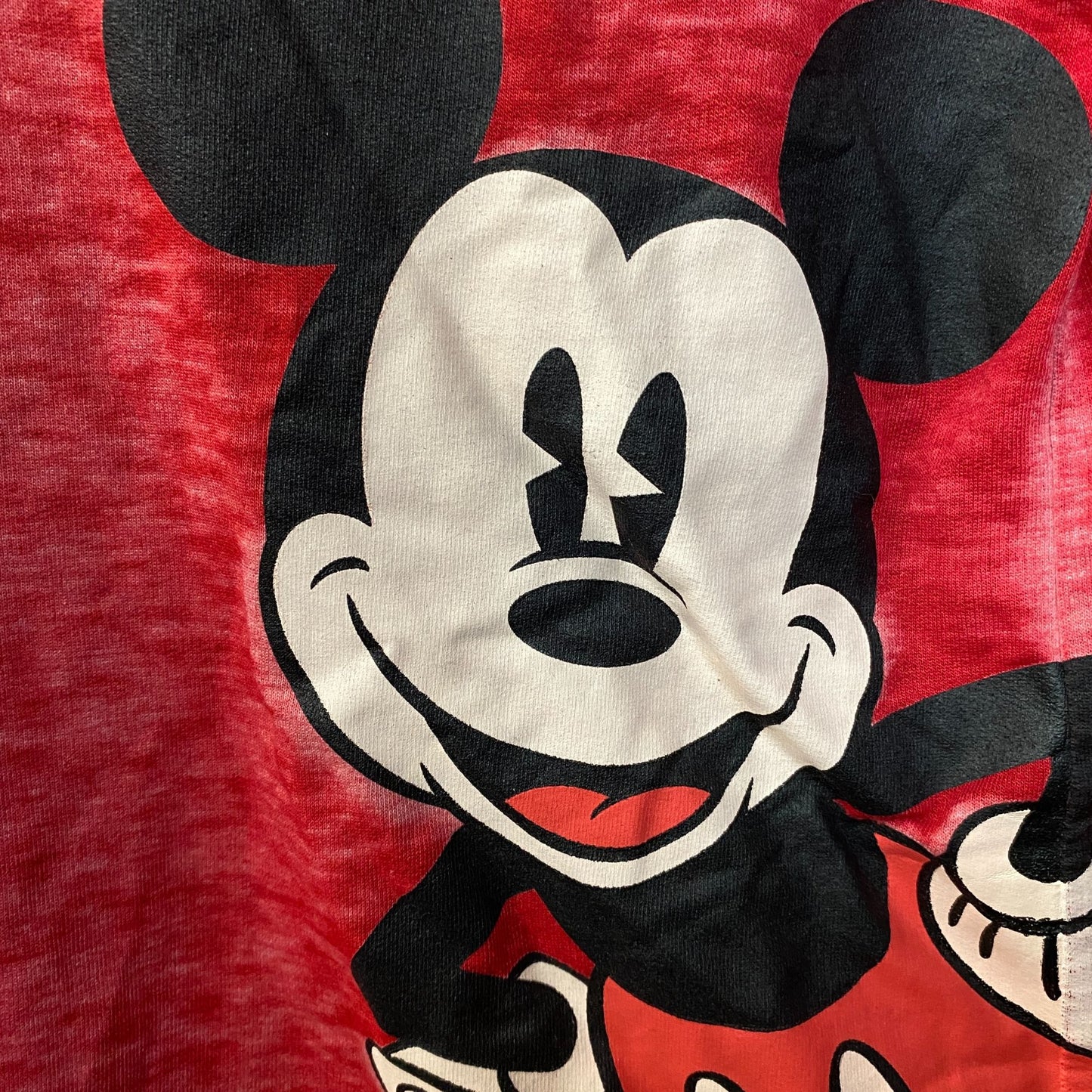 Disney Parks Red Mickey Mouse Hoodie XL