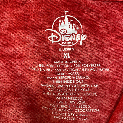 Disney Parks Red Mickey Mouse Hoodie XL