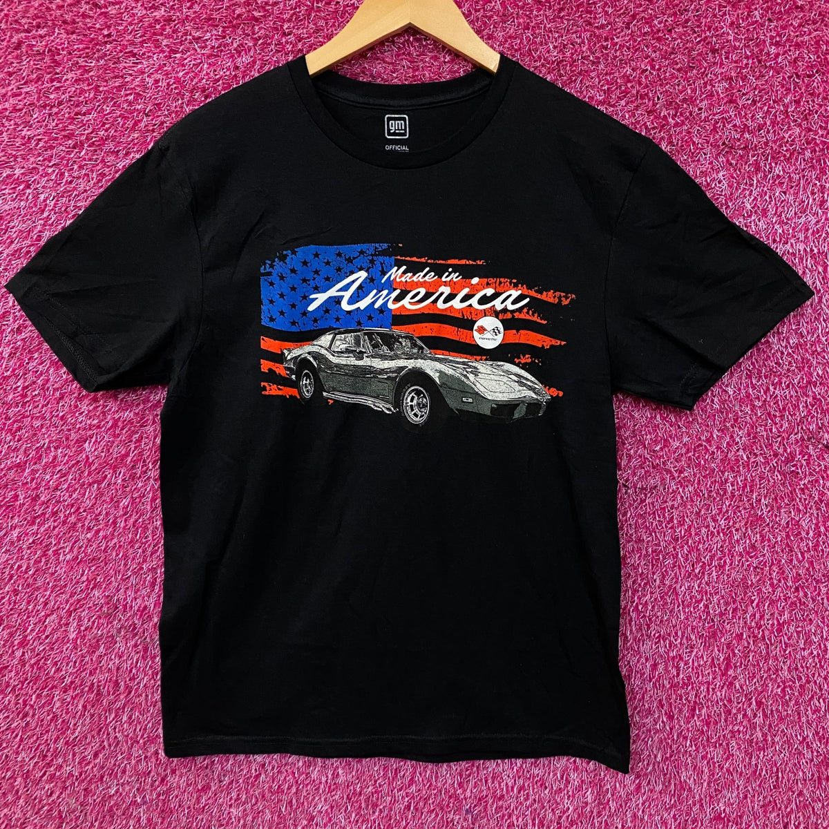 General Motors Chevrolet Corvette "Patriot Vette" Graphic Tee Medium