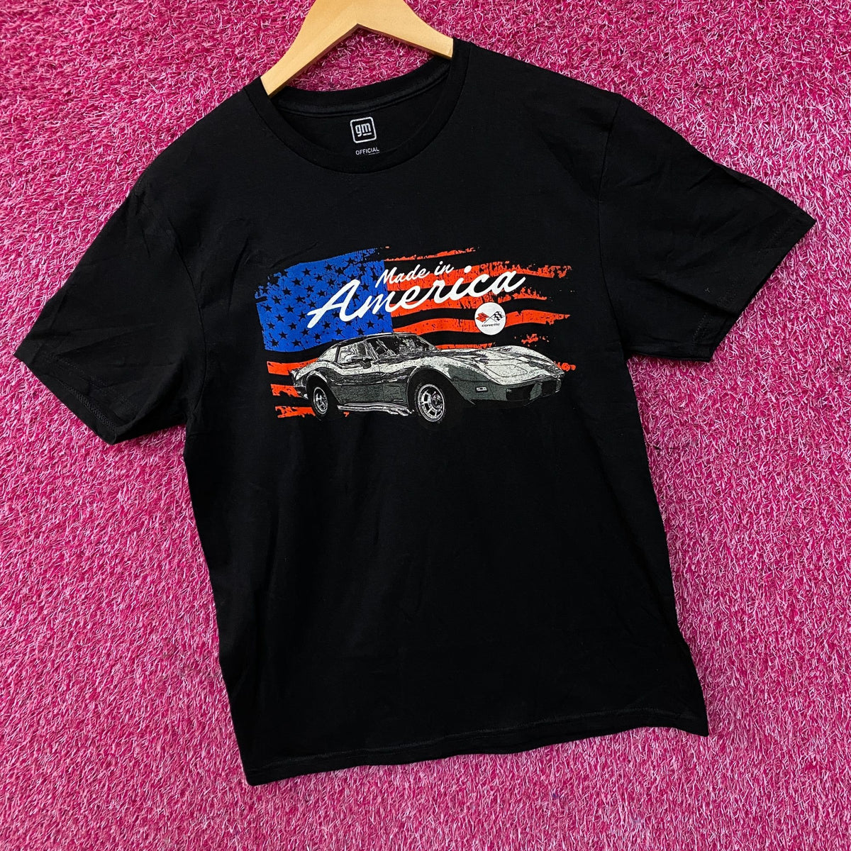 General Motors Chevrolet Corvette "Patriot Vette" Graphic Tee Medium