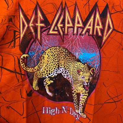 Def Leppard High And Dry Tye Dye Tshirt size 2XL