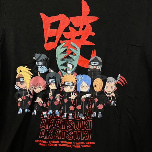 Naruto Shippuden Akatsuki Chibi Members Anime T-Shirt Small