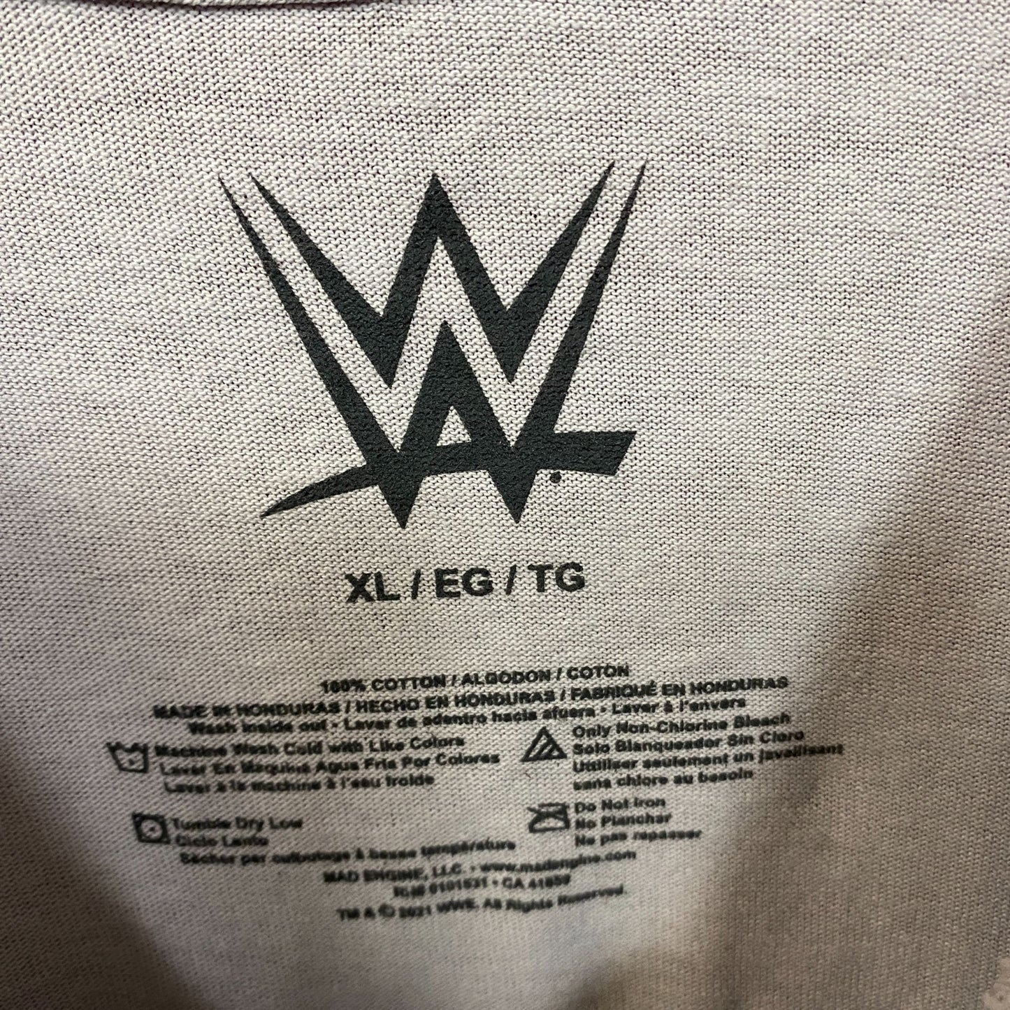WWE The Rock Team Bring It Graphic Design T-Shirt XL