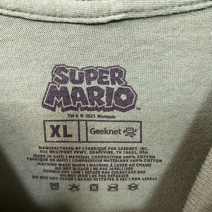 Nintendo Super Mario Bowser Camo Design Green T-Shirt XL