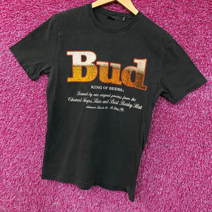 Junk Food Clothing Budweiser Bud King of Beers Women's Vintage Style Tee Small