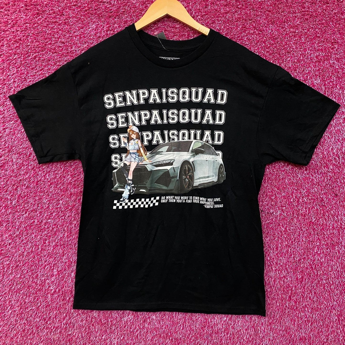 Senpai Squad "Racer Girl" Graphic T-shirt Large
