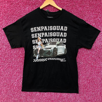 Senpai Squad "Racer Girl" Graphic T-shirt Large