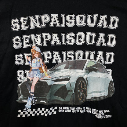 Senpai Squad "Racer Girl" Graphic T-shirt Large