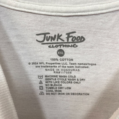 Junk Food Clothing NFL Philadelphia Eagles Throwback Helmet Logo T-Shirt 2XL