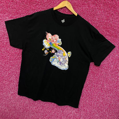 Care Bears Rainbow Rescue Cheer Bear Share Bear Movie Tee L