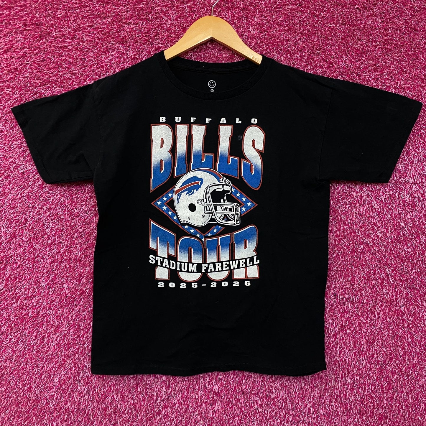 Junk Food Clothing Buffalo Bills Stadium Farewell Tour Graphic T-Shirt XL