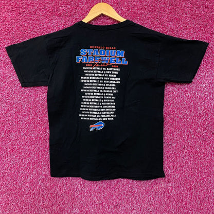 Junk Food Clothing Buffalo Bills Stadium Farewell Tour Graphic T-Shirt XL