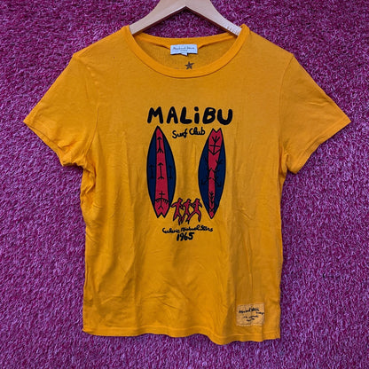 Galerie Michael Stars "Malibu Surf Club" Vintage Style T-Shirt Medium
