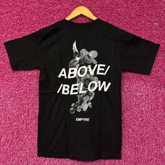 Empyre Above Below Wild Orchid Flowers T-Shirt Small