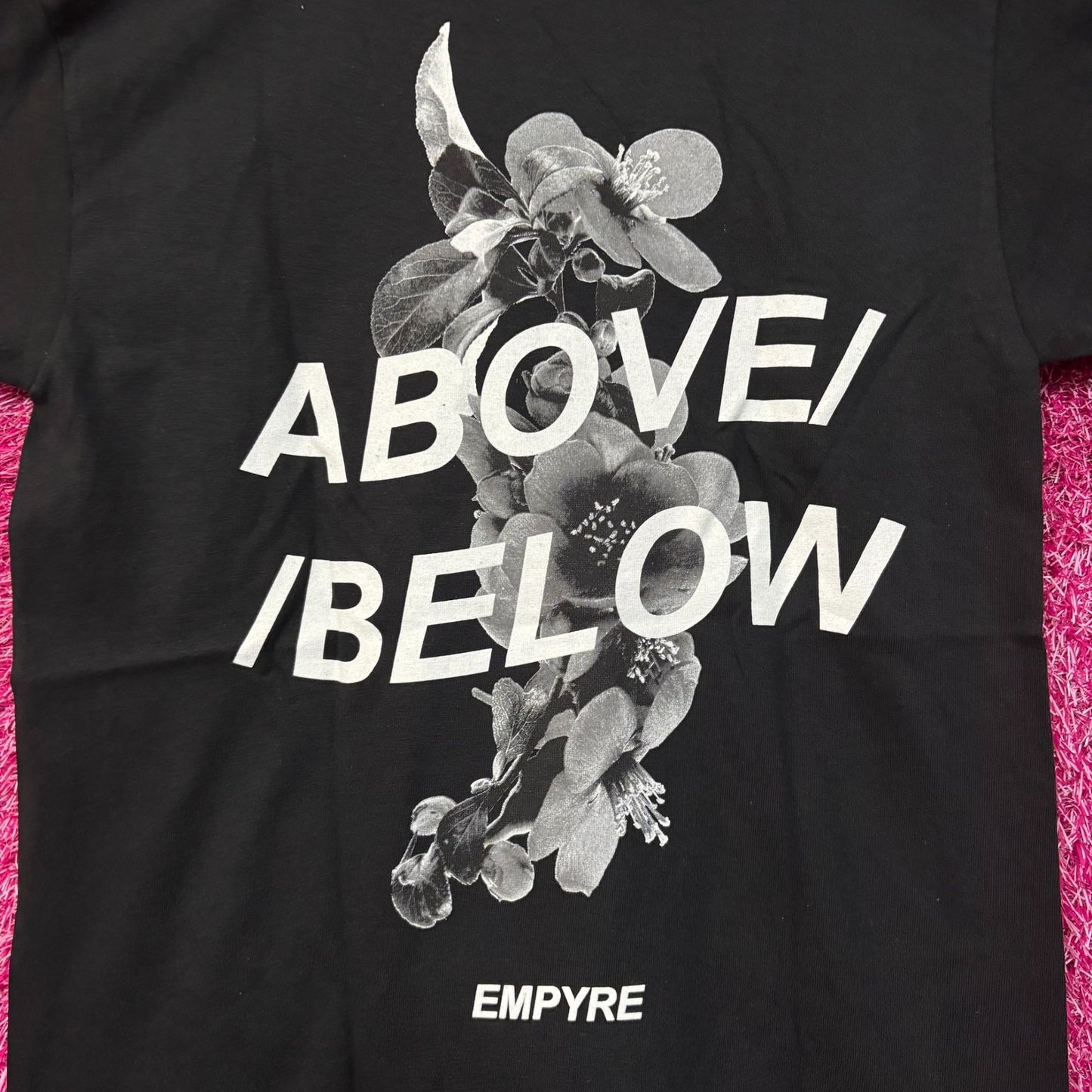 Empyre Above Below Wild Orchid Flowers T-Shirt Small