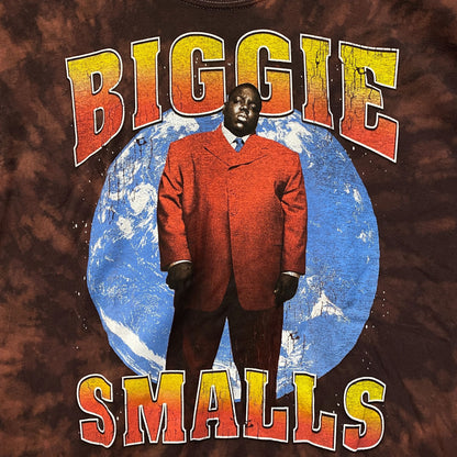 Biggie Smalls World The King of New York Rap Tie Dye XL