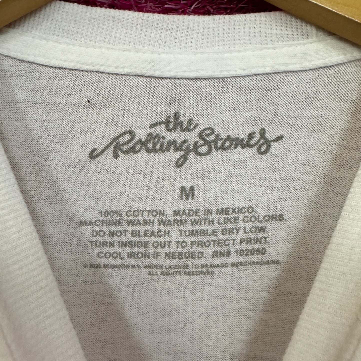 The Rolling Stones Bleeding Hot Lips Tattoo Rock Band Tee M